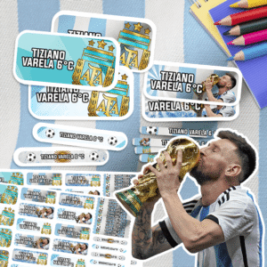 Argentina Campeón - Etiquetas Personalizadas