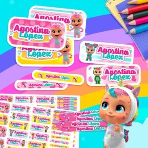 Bebés Llorones - Etiquetas Personalizadas