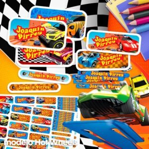 Hot Wheels - Etiquetas Personalizadas