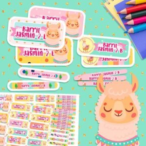 Llamas - Etiquetas Personalizadas