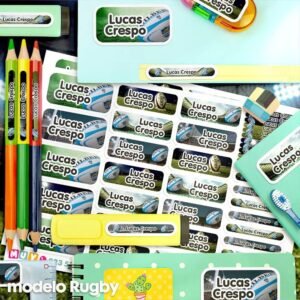 Rugby - Etiquetas Personalizadas