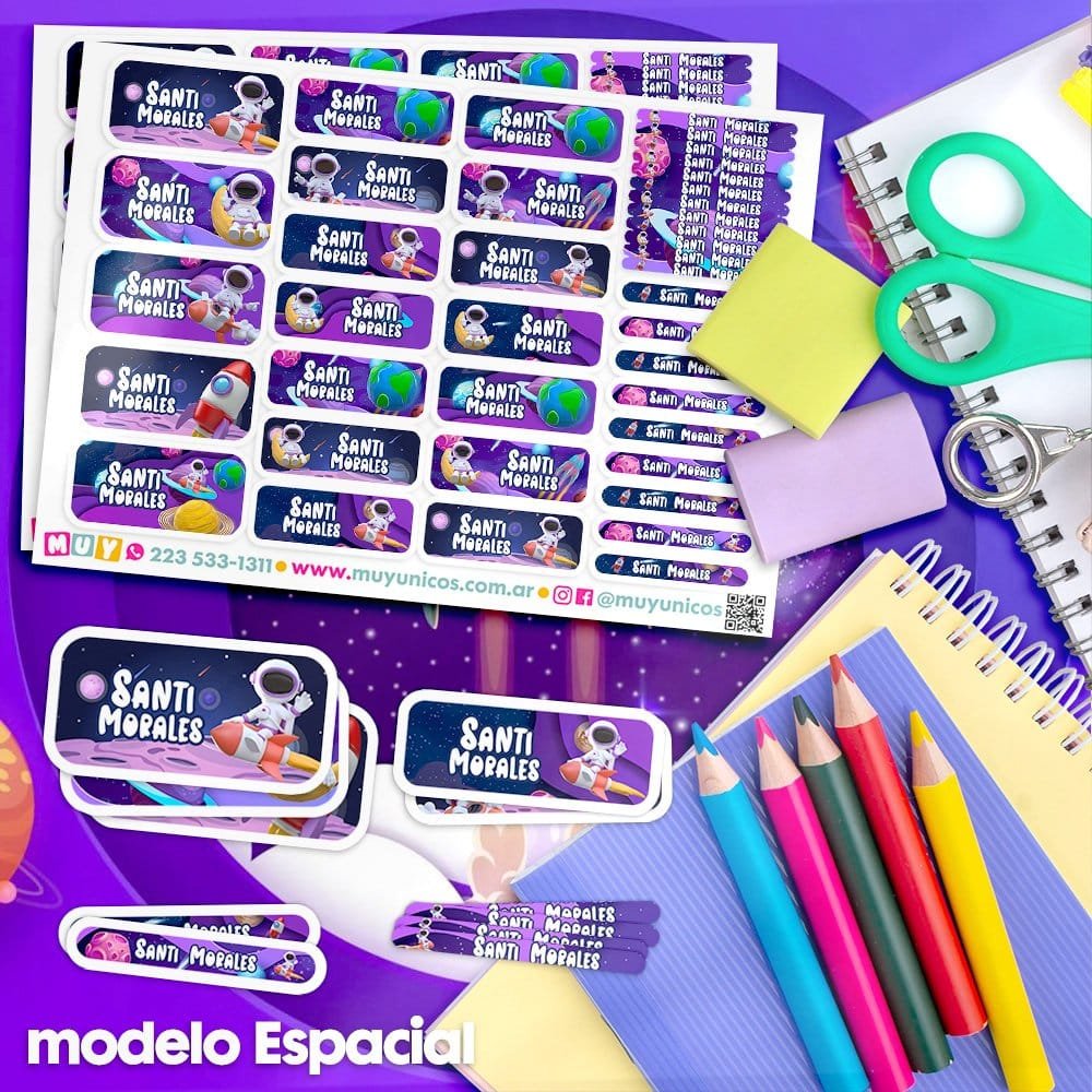 Espacial - Etiquetas Personalizadas - Imagen 2