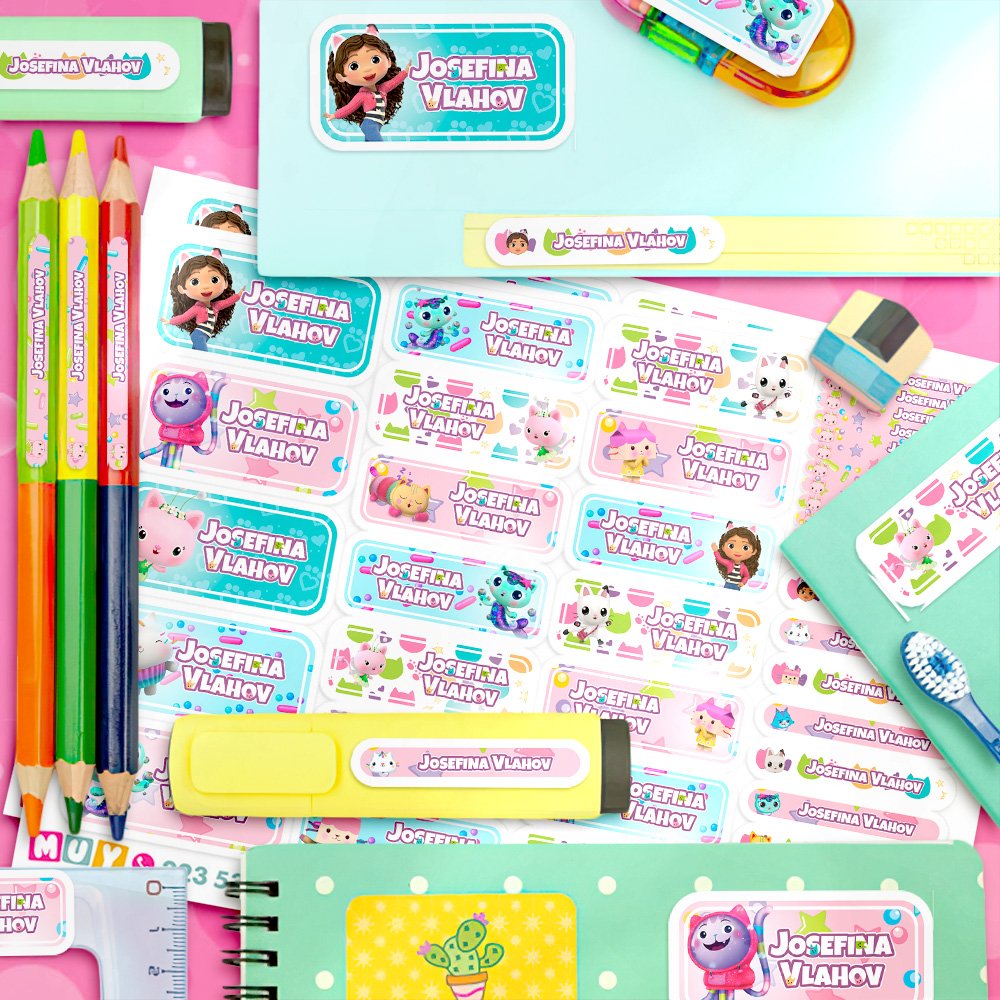 La casa de muñecas de Gabby - Etiquetas Personalizadas - Imagen 2